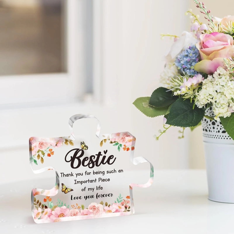 Charming Letter Flower Acrylic Ornament for Home Decor|Home Decor & Gifts