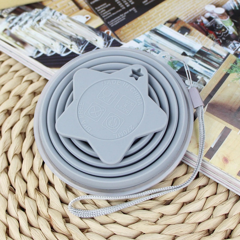 Adorable Pentagram Bear Design Stainless Steel Water Bottle with Silicone Sleeve | Drinkware & Water Bottles