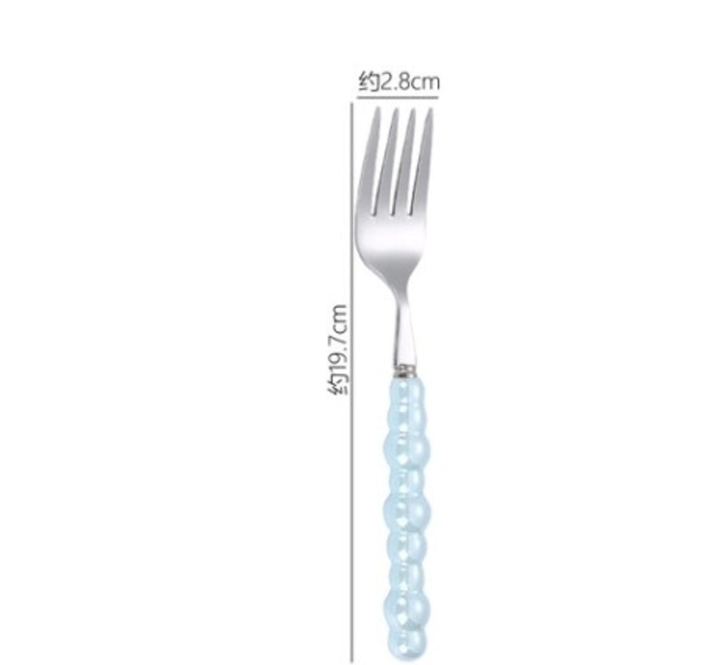 Baroque Style Solid Color Stainless Steel Cutlery Single Piece|Kitchen & Dining Tableware