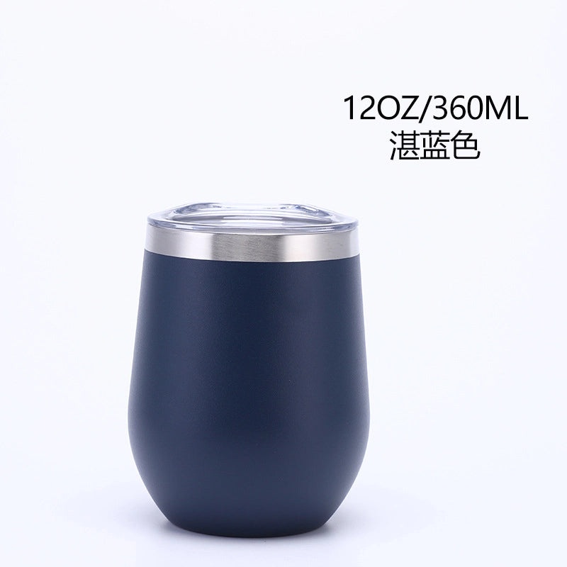 Creative Stainless Steel U-Cup Vacuum Water Bottle Portable Cute Eggshell Design|Drinkware & Water Bottles