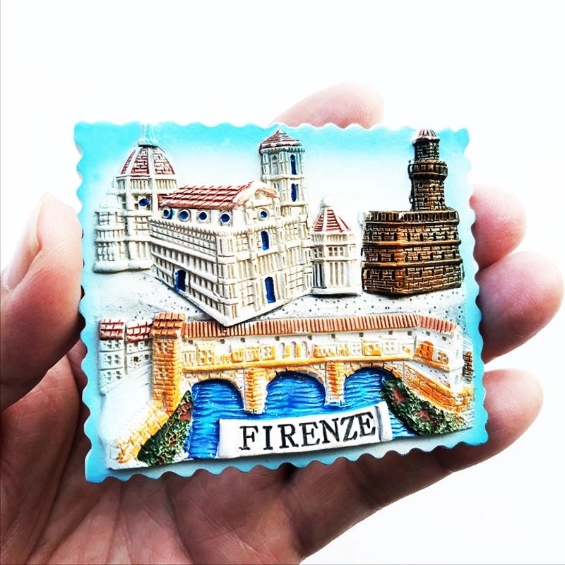 3-Piece Retro Streetwear Color Block Synthetic Resin Magnets Set|Home Decor & Magnets