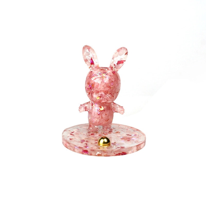 Adorable Rabbit Resin Figurines Cute Artificial Plastic Decorations for Home | Home Decor Ornaments