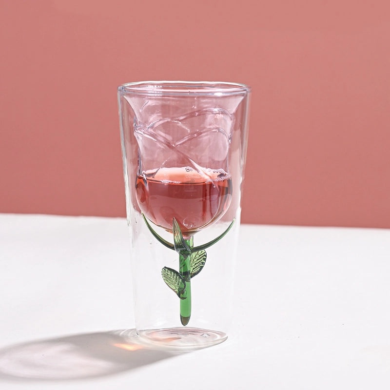 Adorable Flamingo Design Glass Wine Goblet 1 Piece|Drinkware & Bar Accessories