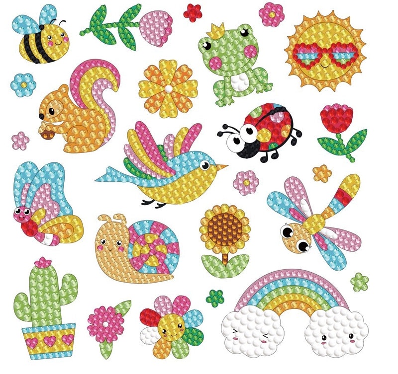 Mermaid DIY Diamond Painting Stickers for Kids | Kids Craft Supplies