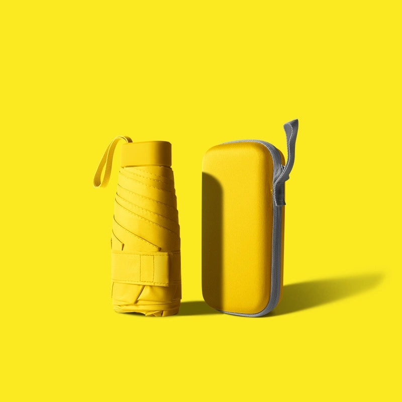 Ultra Light 60% UV Protection Folding Sun Umbrella for Women | Portable Pocket Sunshade with Custom Logo | Promotional Item | Fashion Accessories