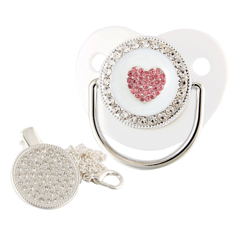 Adorable Double Heart Crown Silicone Baby Accessories|Baby Accessories & Jewelry