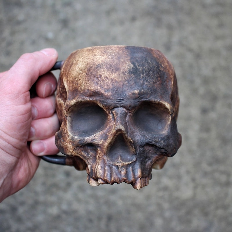 Punk Skull Resin Mug for Christmas, Valentine’s Day & New Year | Home & Kitchen Accessories