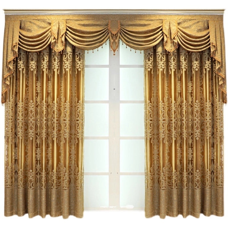 Elegant Floral Sheer Gauze Curtains for Window Decor|Home Decor Curtains