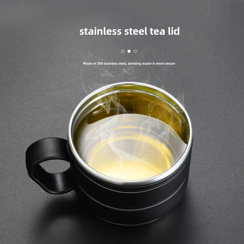 超大容量双层耐高温玻璃杯防摔分离茶杯男士便携塑料水杯|茶具饮具