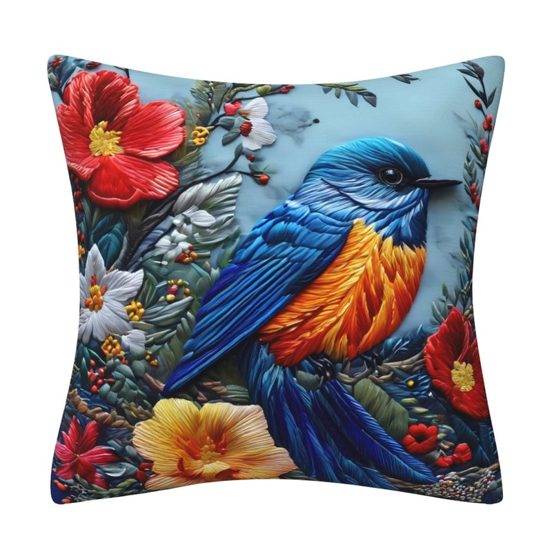 Elegant Minimalist Floral Polyester Pillow Covers for Couch and Sofa Decor|Home Decor & Living Room Accessories