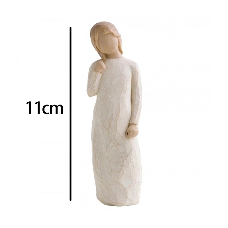 Contemporary Human Figurine Synthetic Resin Decorative Art Piece|Home Decor Ornaments