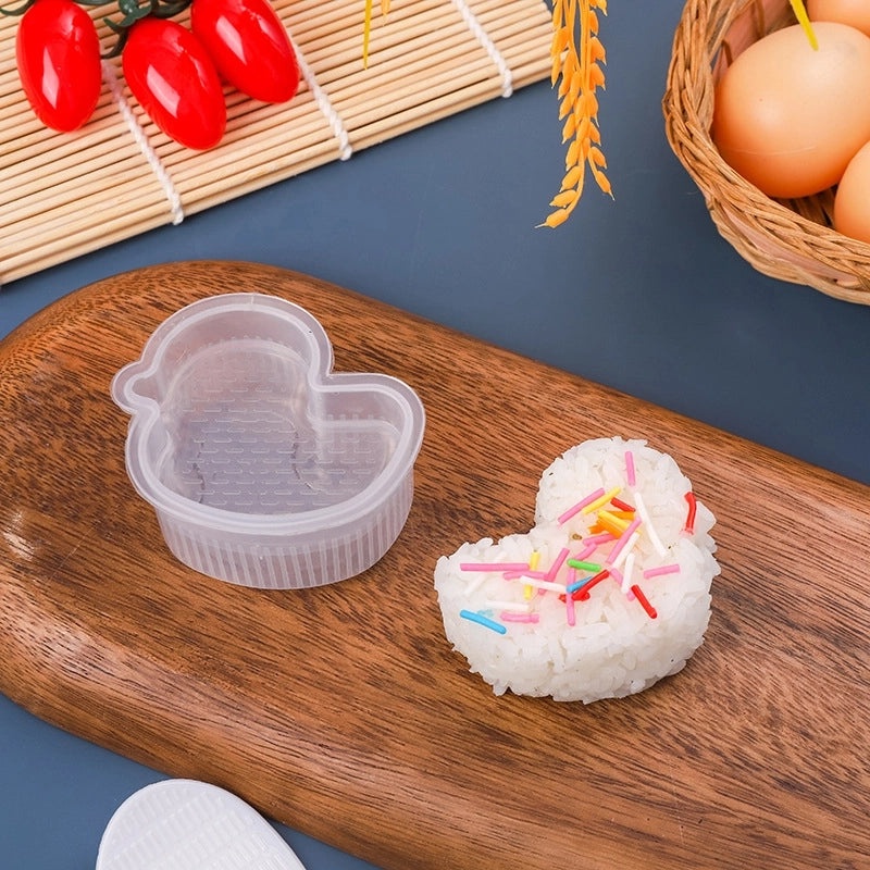 Creative Transparent Cartoon Rice Ball & Sushi Mold for Kids | Kitchen Accessories