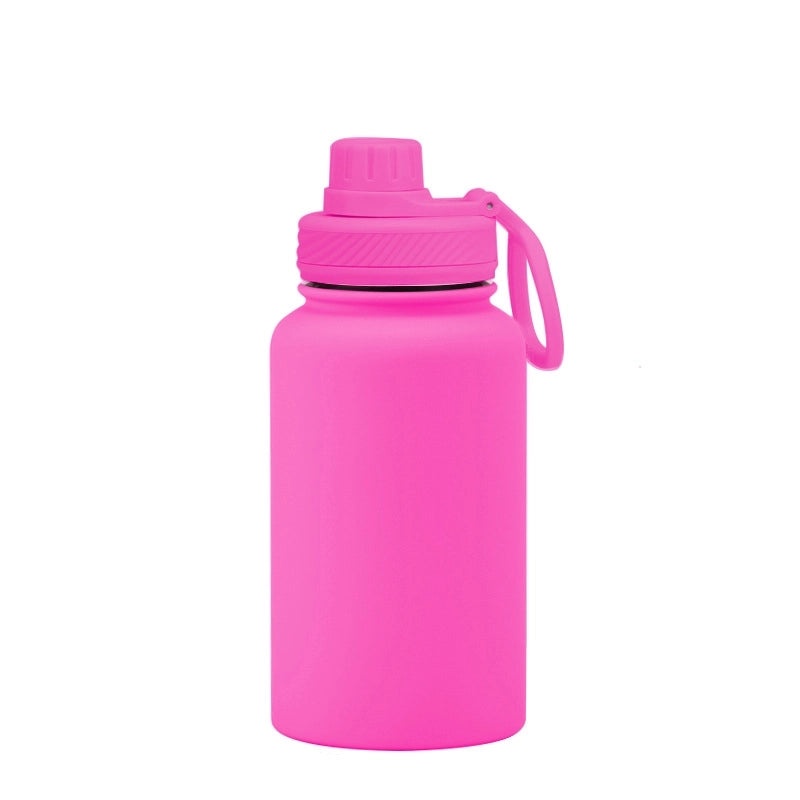 Stainless Steel Water Bottle Single Piece Casual Solid Color | Drinkware & Hydration