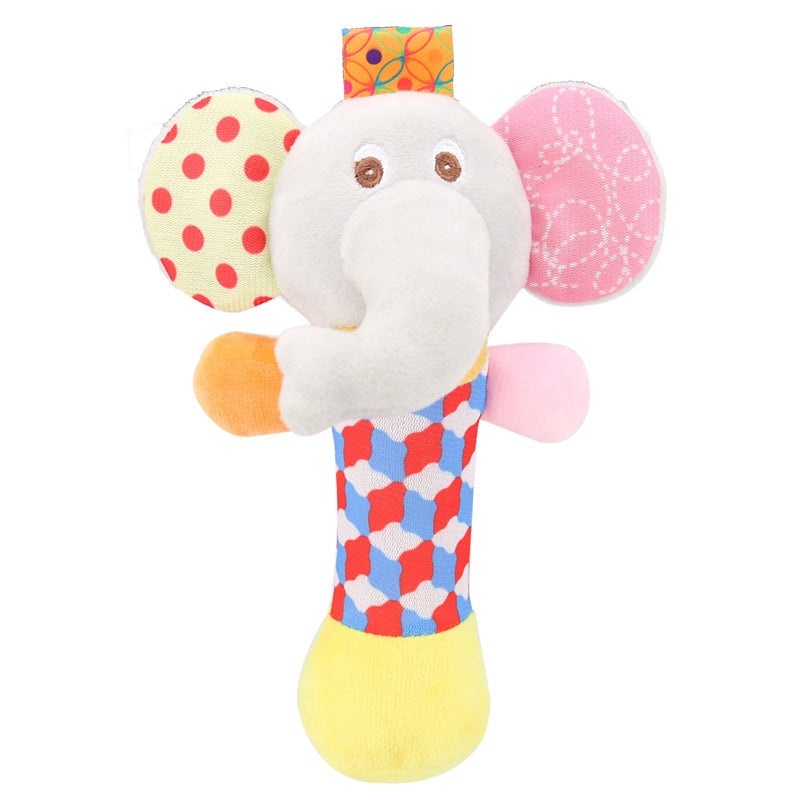 Cartoon Animal Baby Hand Rattle Stick Soft Newborn Toy|Baby Toys & Accessories