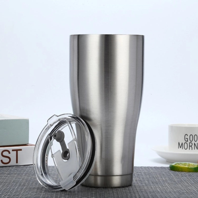 Stylish Solid Color Stainless Steel Vacuum Flask 1pc|Home & Kitchen Accessories