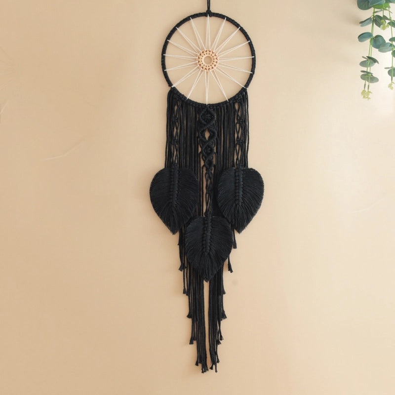 Bohemian Dreamcatcher Wall Hanging Wood Frame Cotton Rope Iron Decor|Home Decor Tapestries