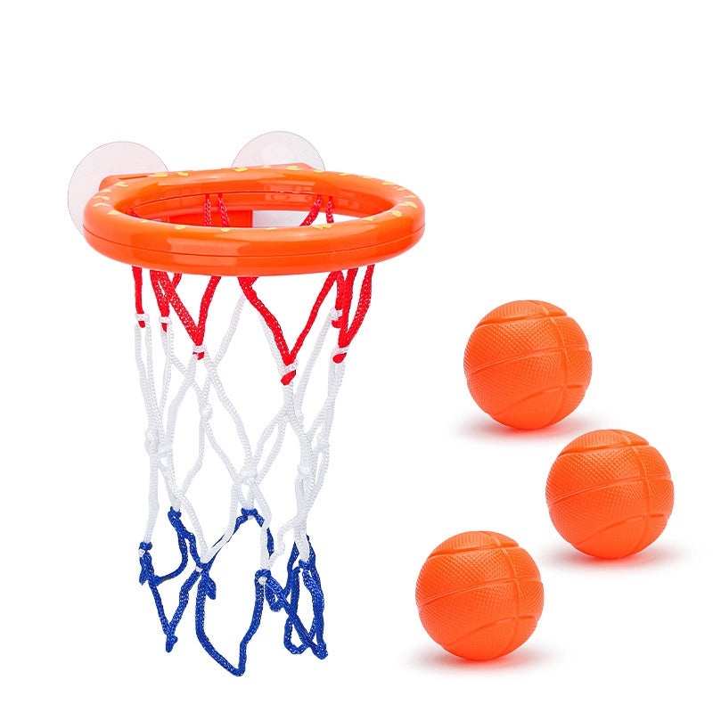 Cartoon Dinosaur Shark Orange Duck Basketball Bath Toy Set for Indoor Baby Shooting Games|Baby Bath Toys
