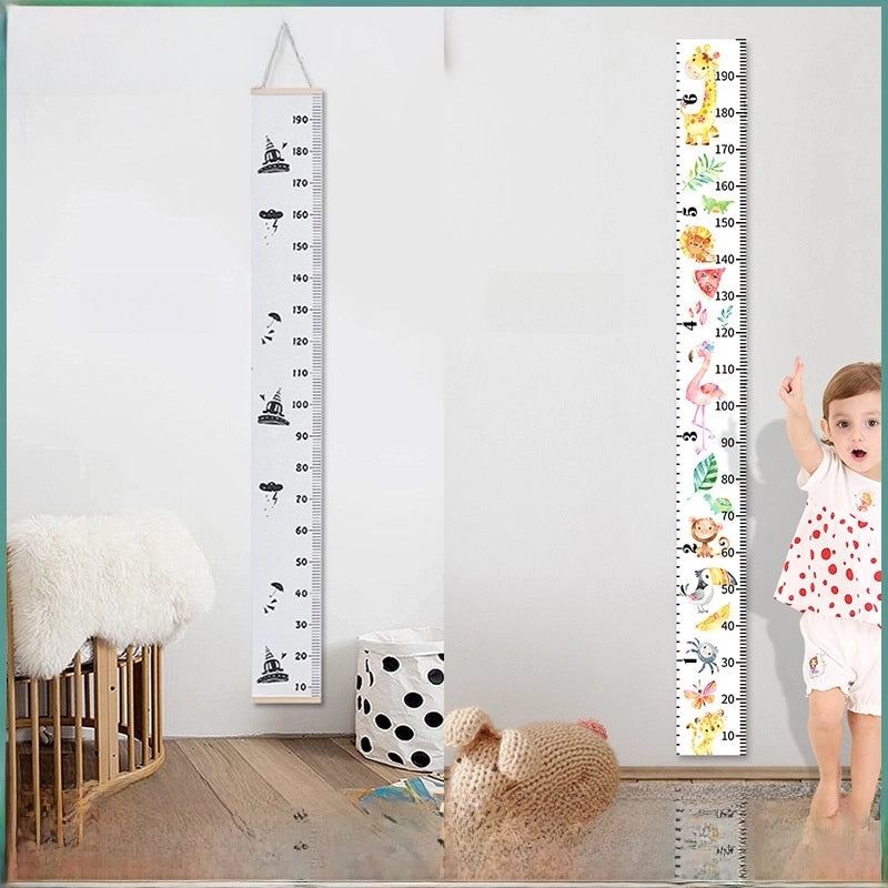 Nordic Kids Height Chart Wall Art | Decorative Growth Measurement for Children | Baby Height Sticker | Student Room Decor | Kids Growth Tracker|儿