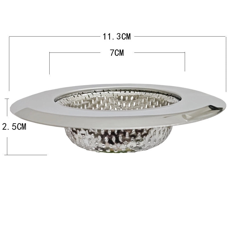 Stainless Steel Kitchen Sink Drain Strainer Net 304 Filter Garbage Catcher Funnel|Kitchen Accessories