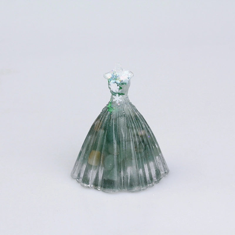 Romantic Minimalist Dress Resin Ornaments Elegant Synthetic Decorative Accessories|Home Decor Ornaments
