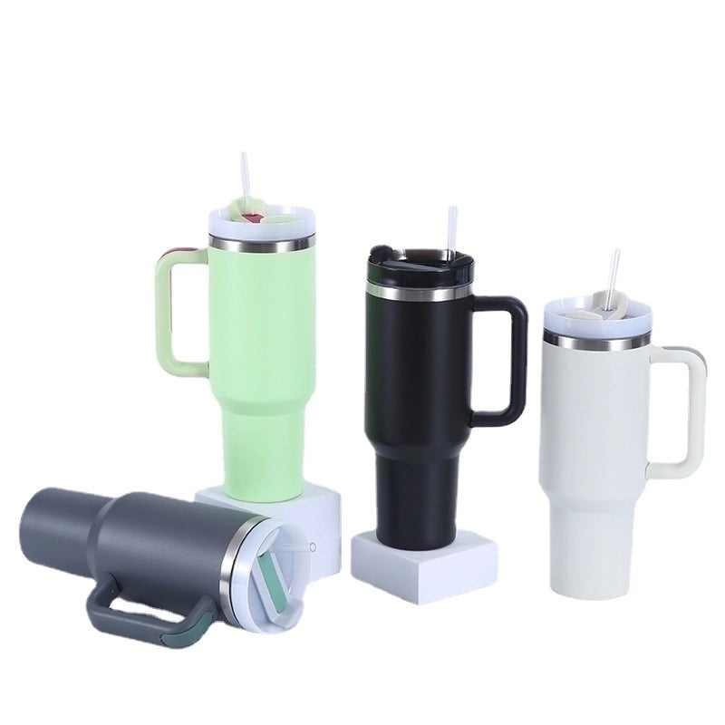 Insulated Stainless Steel Thermos Mug in Solid Colors for Everyday Use|Drinkware & Thermoses