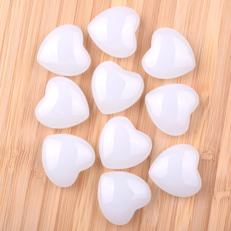 Pink 20mm Heart-Shaped Amethyst Crystal Ornament | Jewelry & Accessories