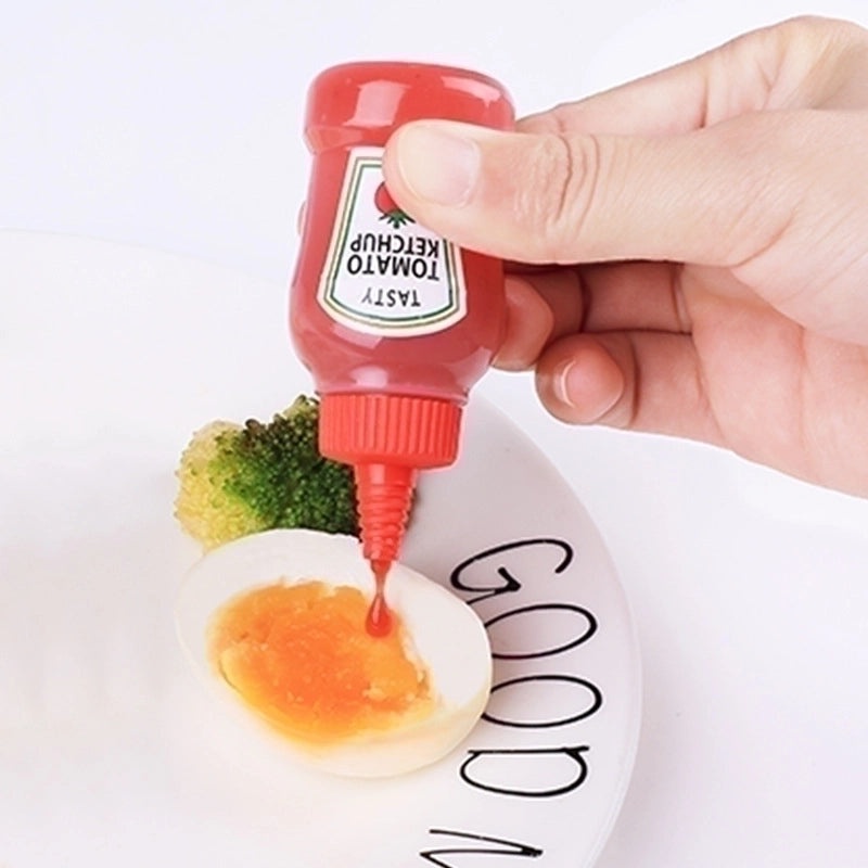 Portable Mini Plastic Salad Dressing Bottles for Sauce and Oil | Kitchen Accessories