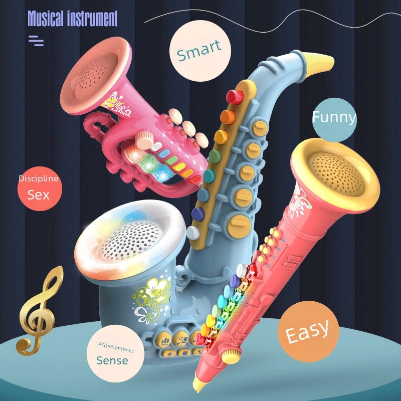 Kids Saxophone Trumpet Clarinet Musical Toy Whistle for Children | Kids Musical Instruments & Toys