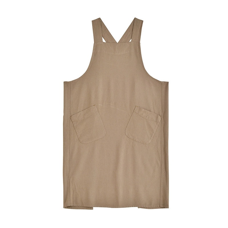 Japanese Linen Washed Apron Set for Men and Women | Home & Garden Aprons