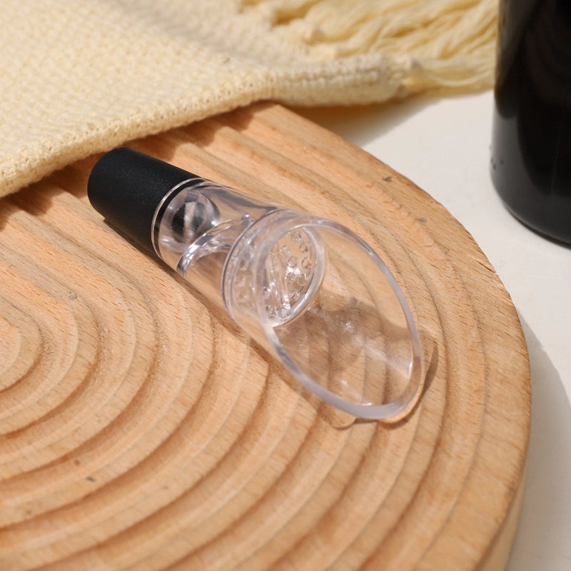 Stainless Steel Wine Pourer with Silicone Petal Quick Decanter Spout for Household Use|Wine Accessories