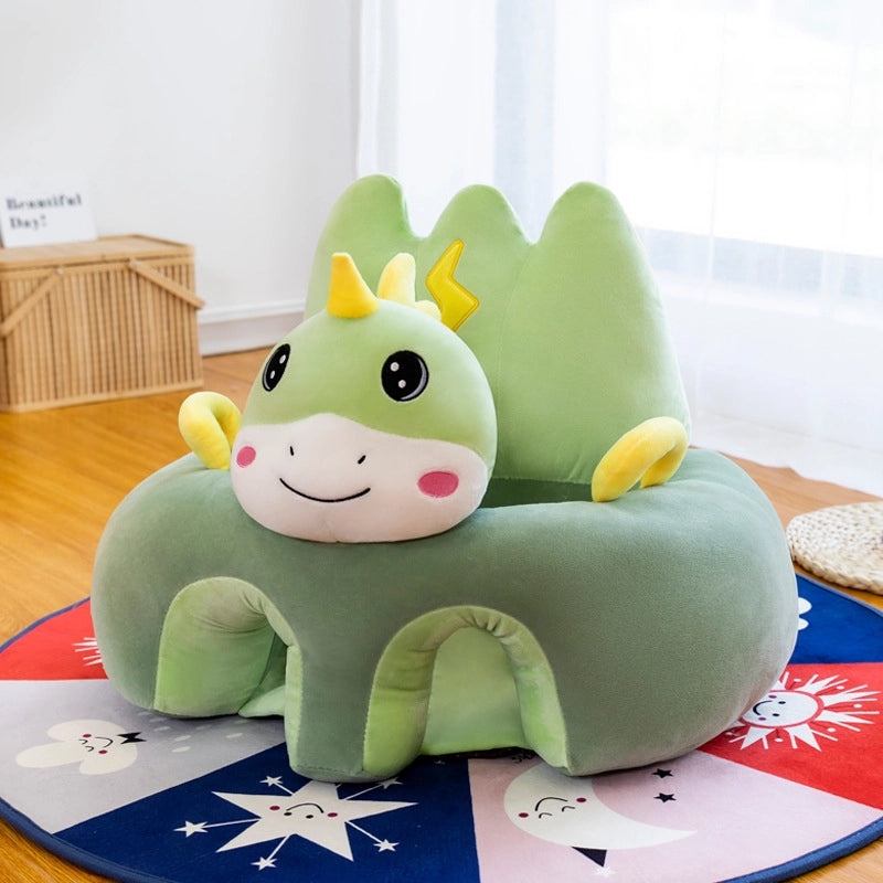 Cartoon Plush Baby Learning Sofa Chair Soft Children's Lazy Seat Comfortable Baby Gift|Baby & Kids Furniture