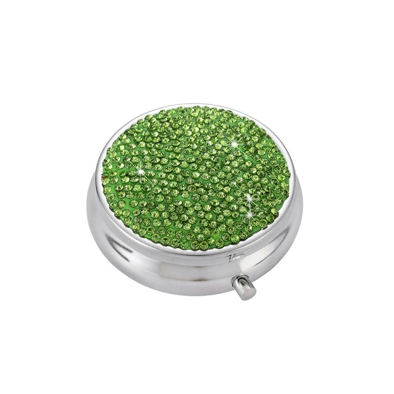 2-Piece Elegant Stainless Steel & Rhinestone Soft Clay Storage Boxes for Casual Use|Home Storage & Organization