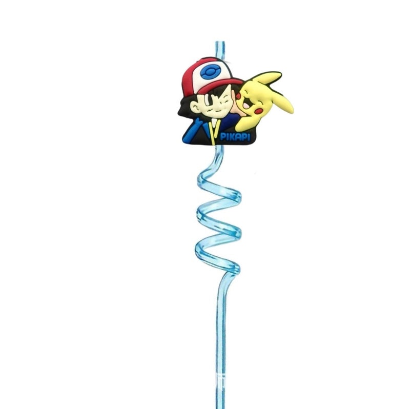 Pokémon Themed Creative Personality Party Decorative Straw|Party Supplies
