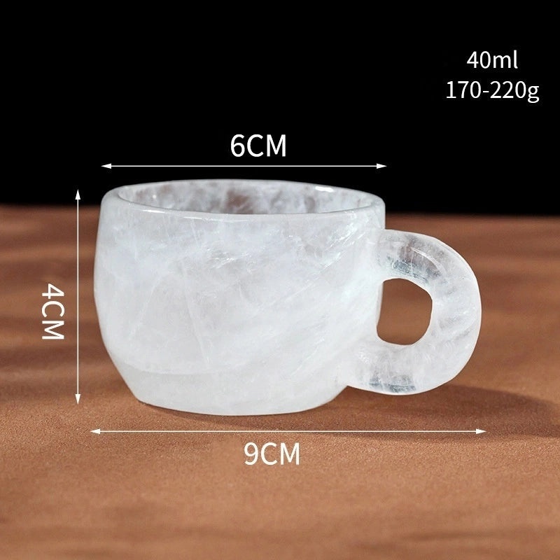 Women's Classic Crystal Teacup For Home Decor Pink White Heart Shaped