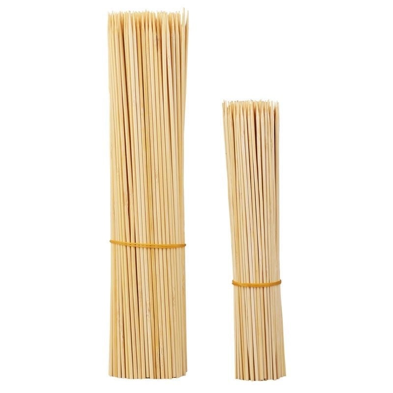 Disposable Bamboo Skewers for BBQ Grilled Meat and Fruits | Kitchen & Dining Accessories