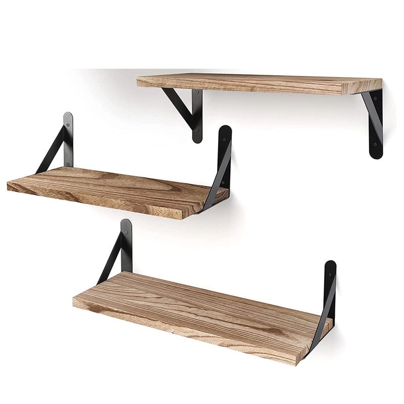 Minimalist Solid Color Paulownia Wood Iron Storage Rack for Home Organization|Home Storage & Organization