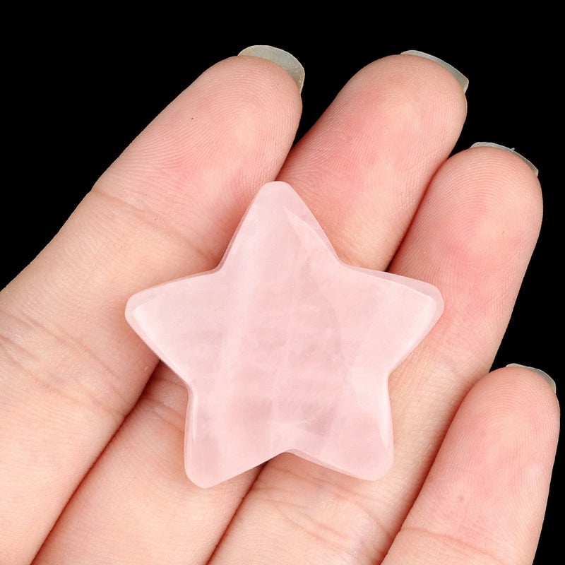 Natural Crystal Agate Star-Shaped Bead Pendant | Jewelry Accessories
