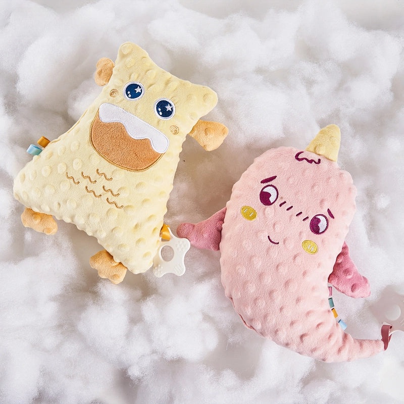 Yinmei Velvet Baby Soothing Towel and Nibbling Beanie Plush Doll | Baby Soothing Toys