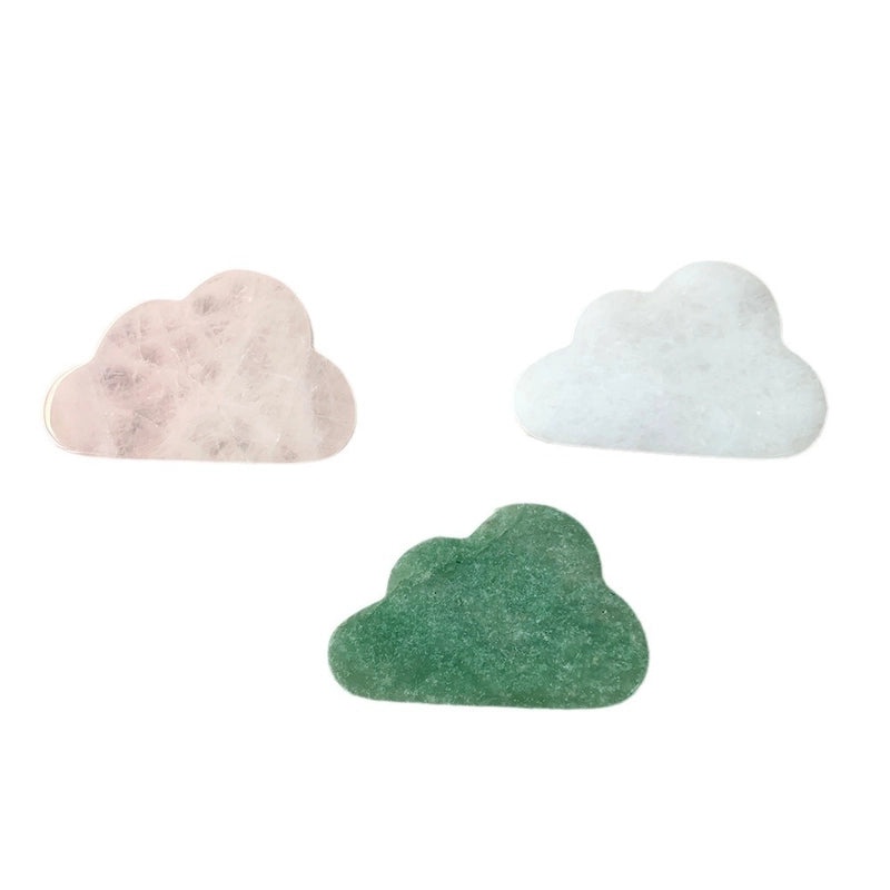 Elegant Heart-Shaped Crystal Obsidian Cloud Ornament Minimalist Artificial Decoration|Home Decor Accessories