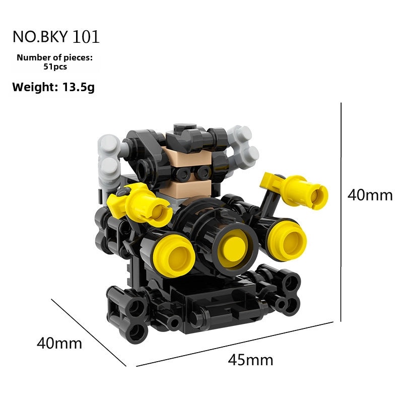 Skibidi Toilet Titan Monitor Speaker Toy TV Man Doll|Toys & Collectibles