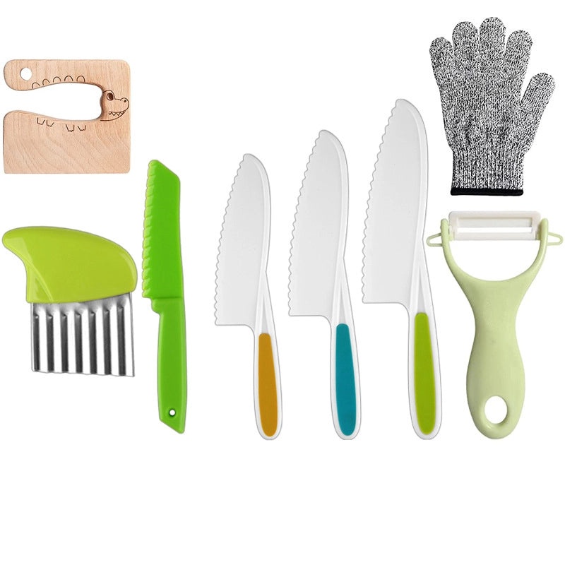 Plastic Cutting Board and Fruit Knife Set for Everyday Use | Kitchen Tools & Gadgets