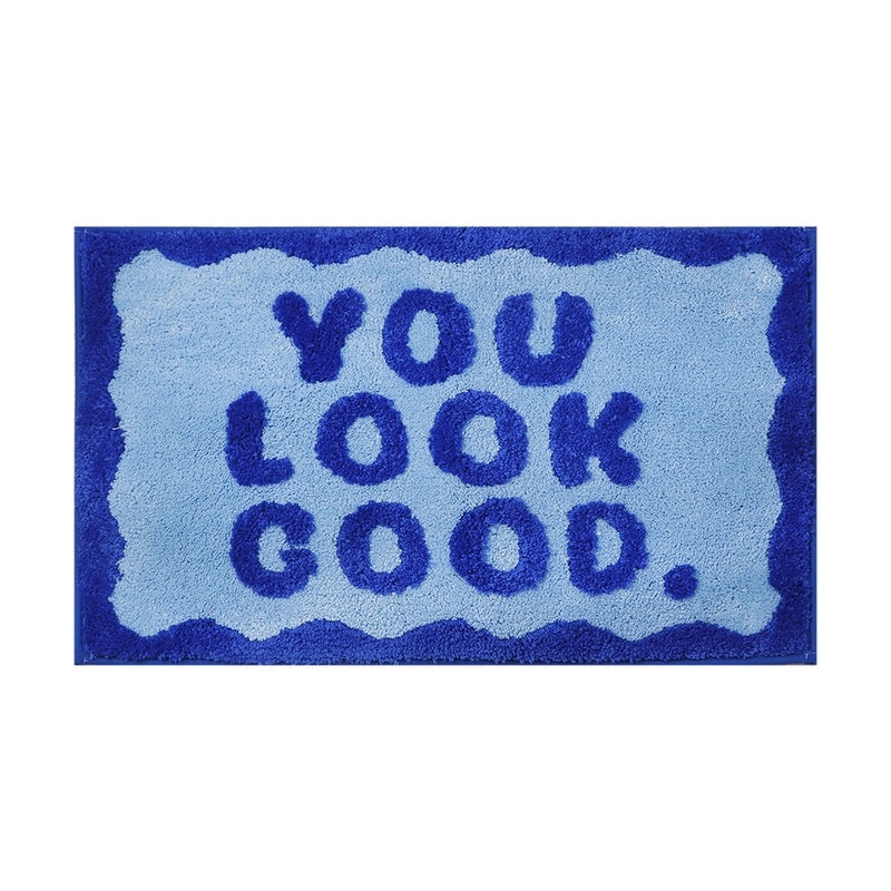 English Letters Jacquard Absorbent Non-slip Floor Mat for Bathroom and Home Entryway|Home & Living - Floor Mats & Rugs