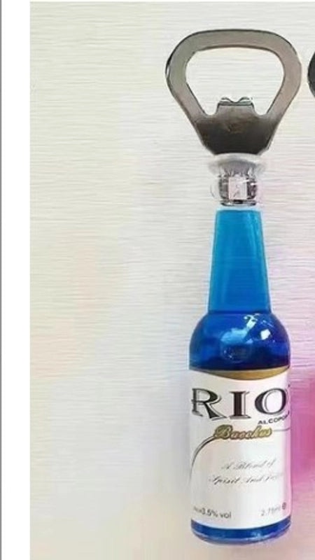 Creative Mini Beer Bottle Opener Refrigerator Magnet Personalized Home Bar Tool | Kitchen & Dining Accessories