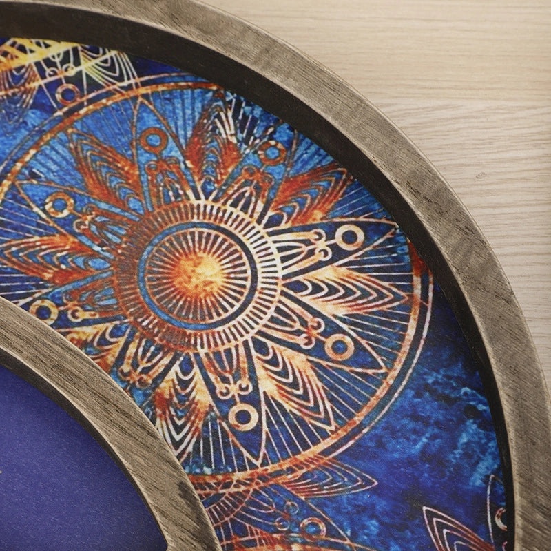 Vintage Star and Moon Wooden Ornament | Home Decor Accessories