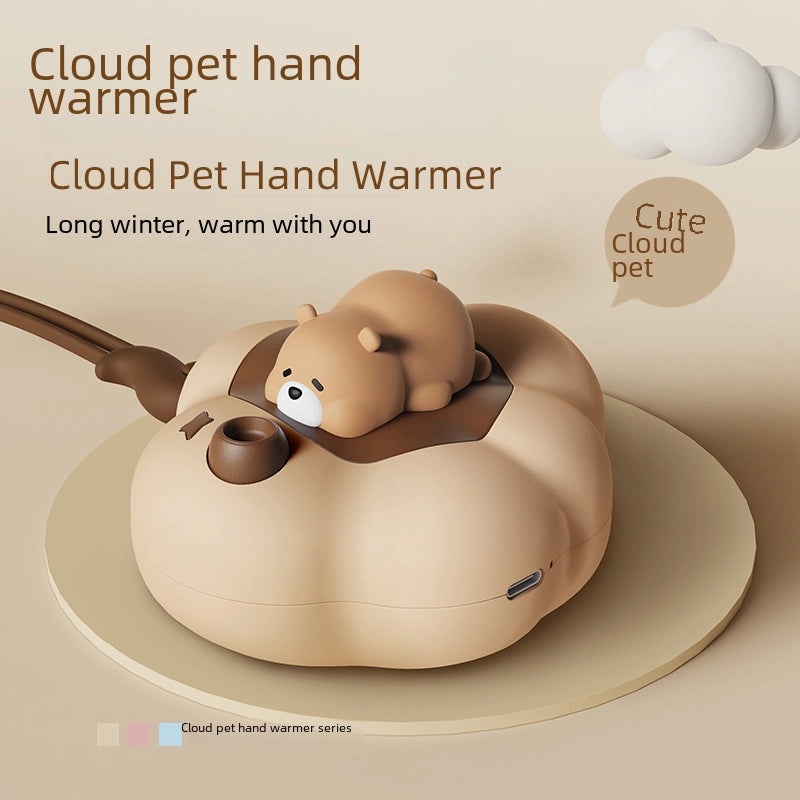 Cute Cloud-Shaped USB Hand Warmer for Students Portable Small Hand Heater Warm Baby Cold-Repellent Gift|Personal Care Accessories