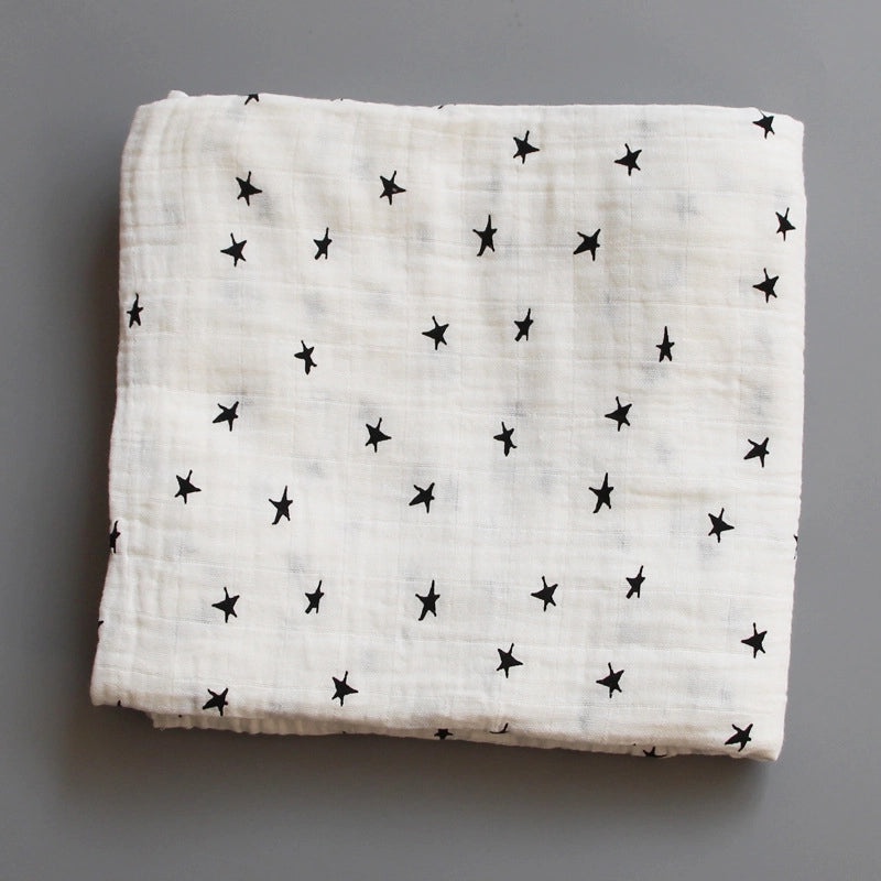 Cotton Baby Accessories with Star and Stripe Tree Design | Baby Accessories