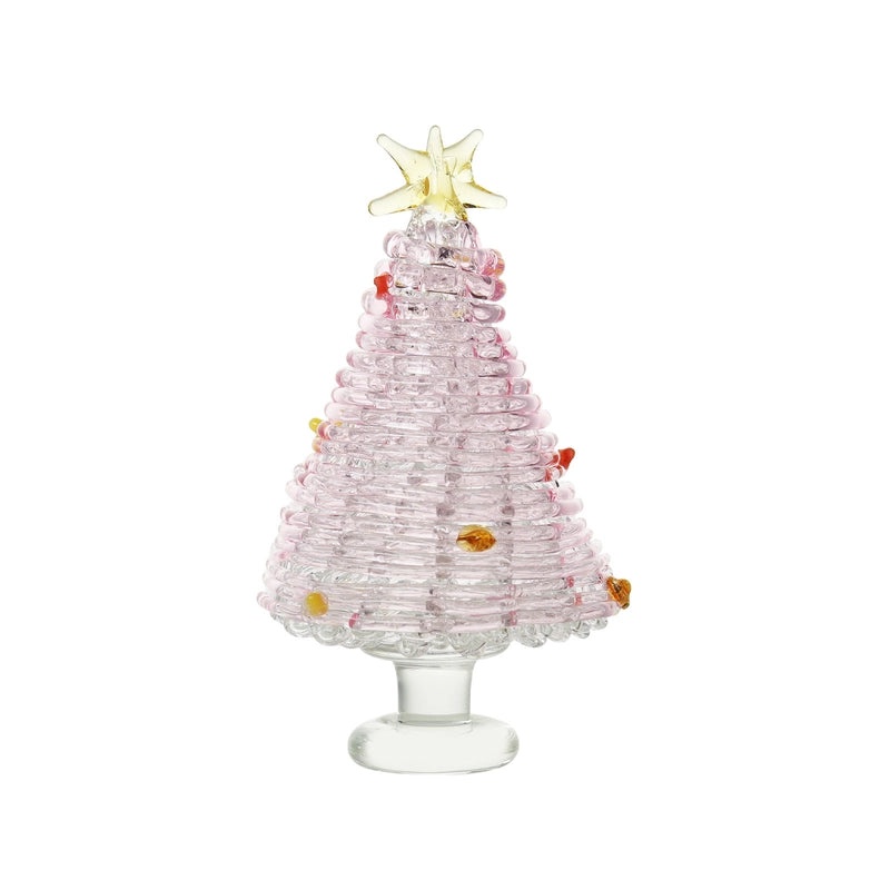 Minimalist Christmas Tree Crystal Ornament | Holiday Decor Ornaments