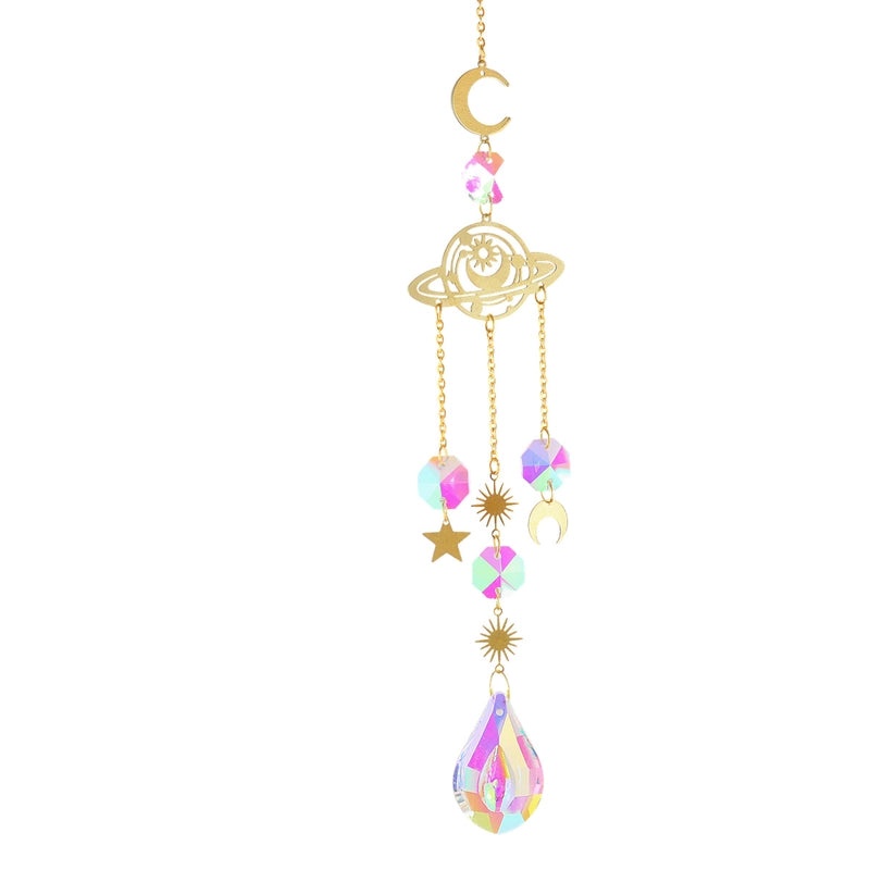 Pastoral Moonwater Droplet Crystal Pendant Charming Artificial Decoration|Jewelry & Accessories