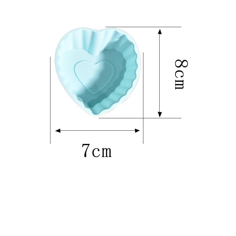 Red Heart Flower Silicone Cake Mold for Kitchen Baking | Kitchen & Baking Tools