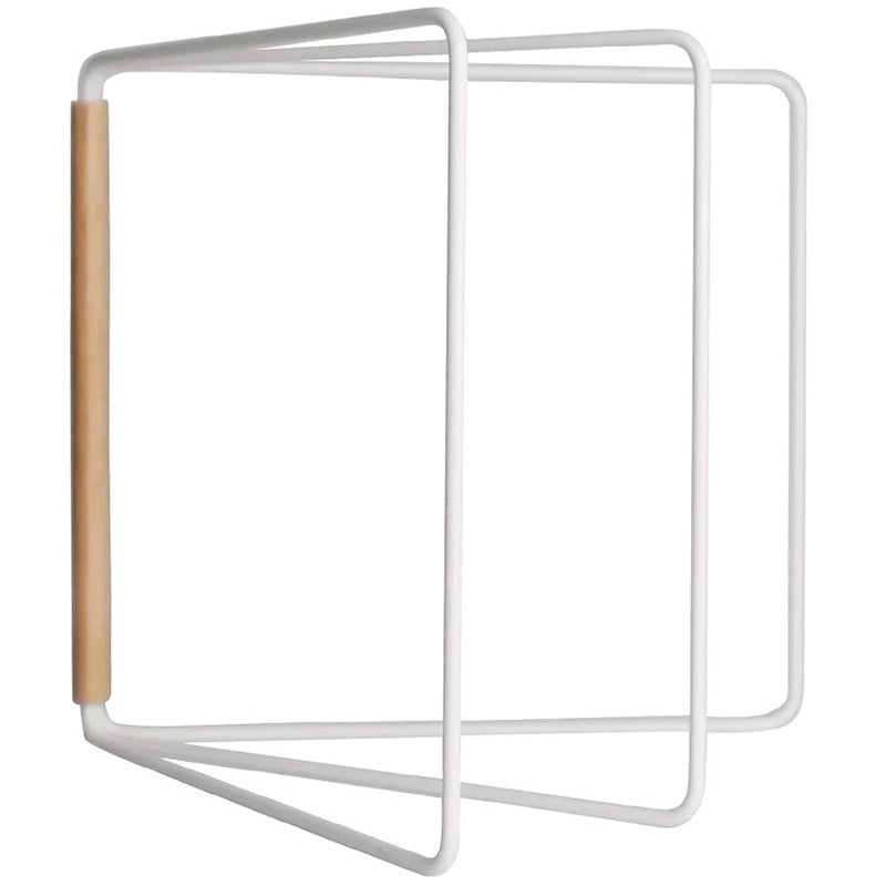 Japanese Style Foldable Vertical Kitchen Towel Rack Countertop Drying Storage Hanger|Kitchen Storage & Organization